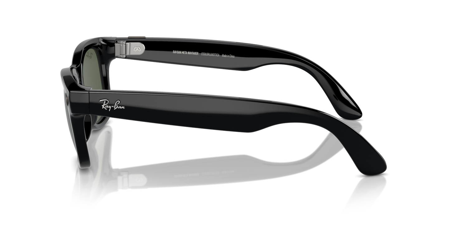 Ray-Ban | Meta Wayfarer Shiny Black RW400660171 - NEW ARRIVAL