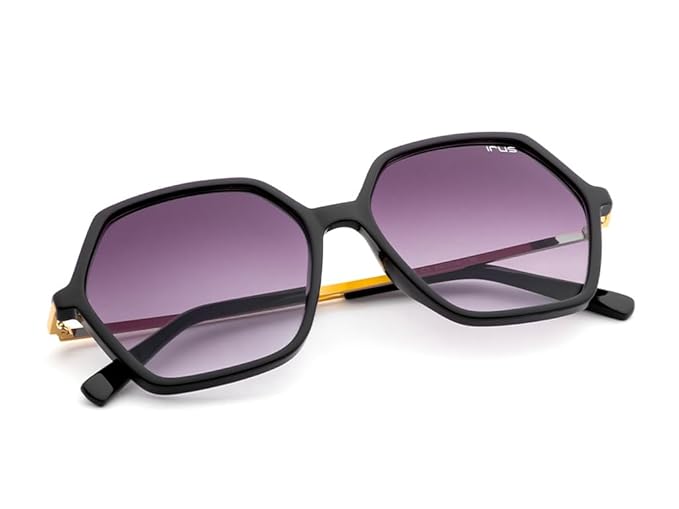 IRUS - HEXAGON | WOMEN - Shiny(Black)