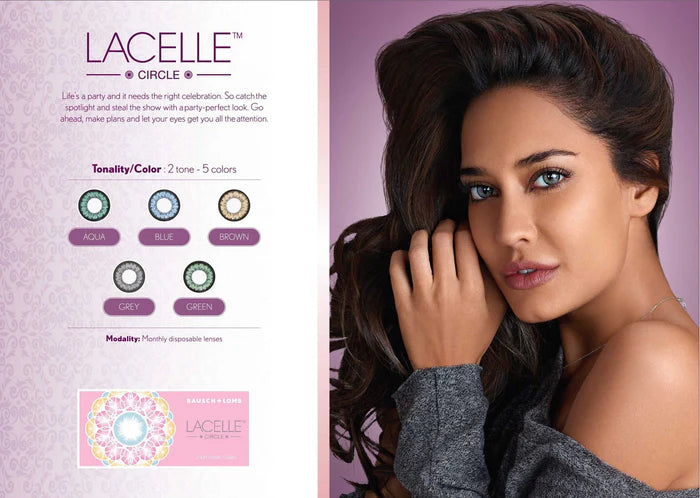 Bausch & Lomb LACELLE CIRCLE - Coloured MONTHLY