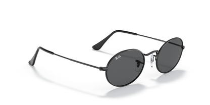 RB3547- RAYBAN OVAL SUNGLASS - Black