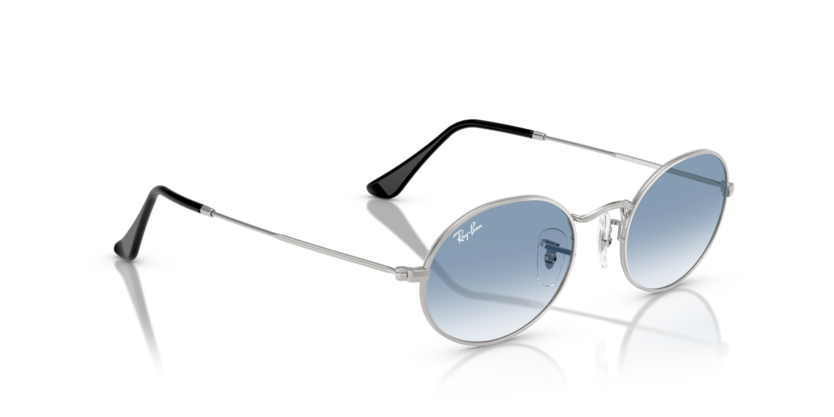 RB3547 - RAYBAN OVAL SUNGLASS - Silver