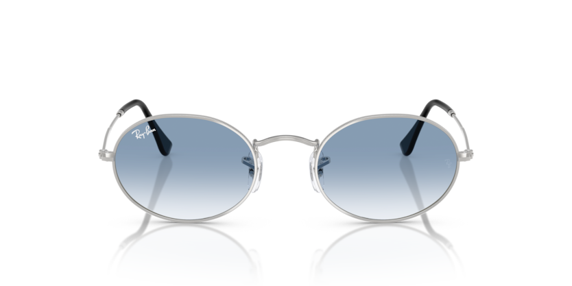 RB3547 - RAYBAN OVAL SUNGLASS - Silver