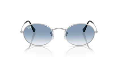 RB3547 - RAYBAN OVAL SUNGLASS - Silver