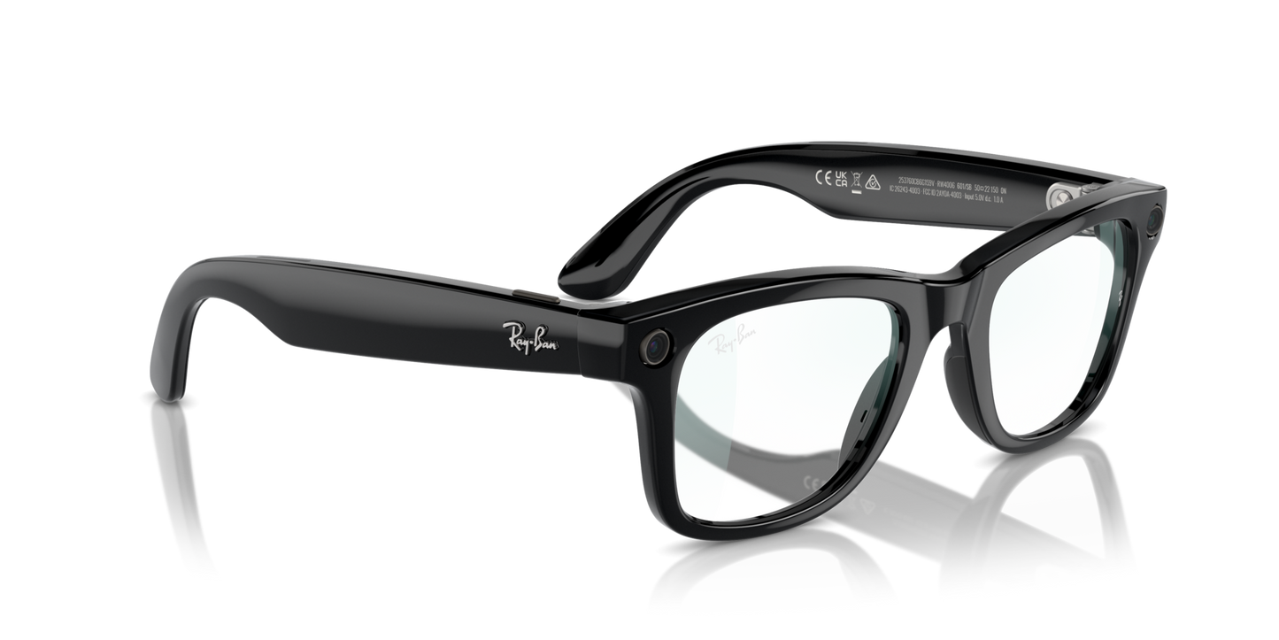 Ray-Ban | Meta Wayfarer Shiny Black - NEW ARRIVAL