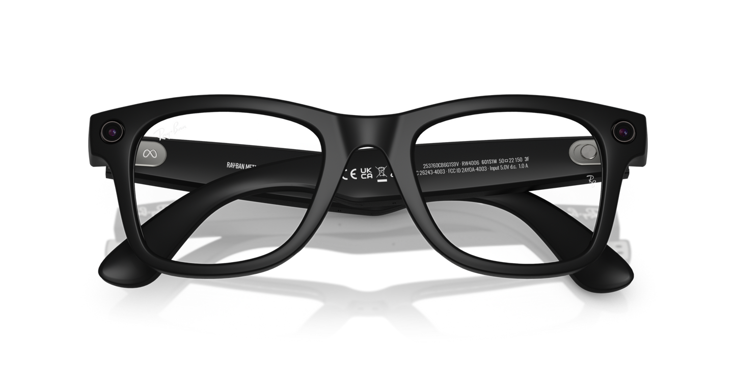 Ray-Ban | Meta Wayfarer Matte Black TRANSITIONAL - RW4006601S1M