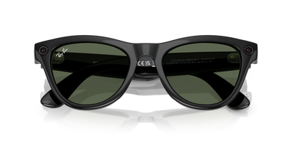 Rayban  | Meta Skyler Shiny Black -  G15 Green