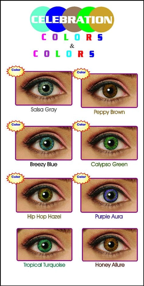 Celebration Yearly Color Toric Contact Lens - YEARLY 2 Lens (1 Pair)