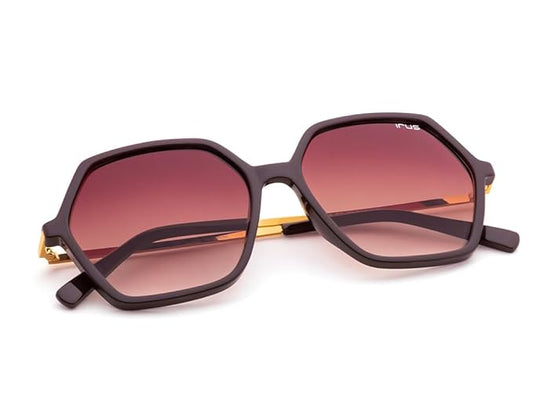 IRUS - HEXAGON | WOMEN - Shiny(Brown)