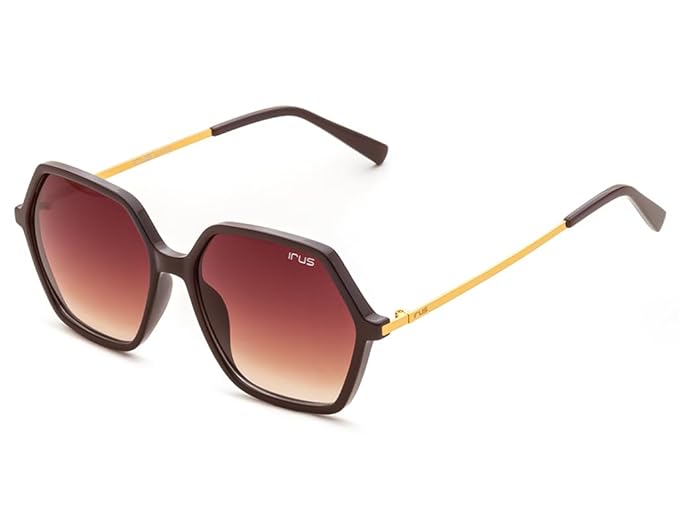 IRUS - HEXAGON | WOMEN - Shiny(Brown)