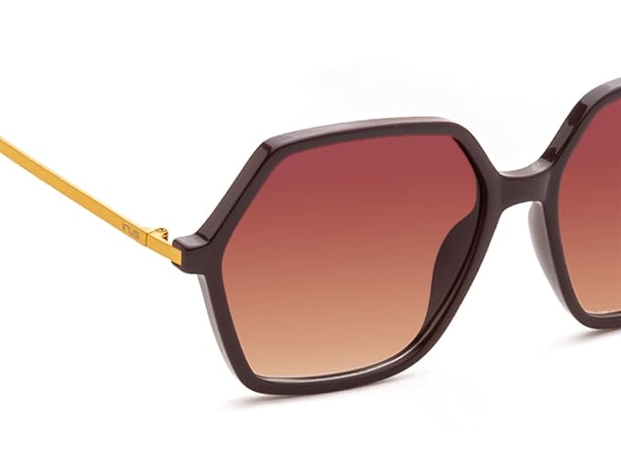 IRUS - HEXAGON | WOMEN - Shiny(Brown)