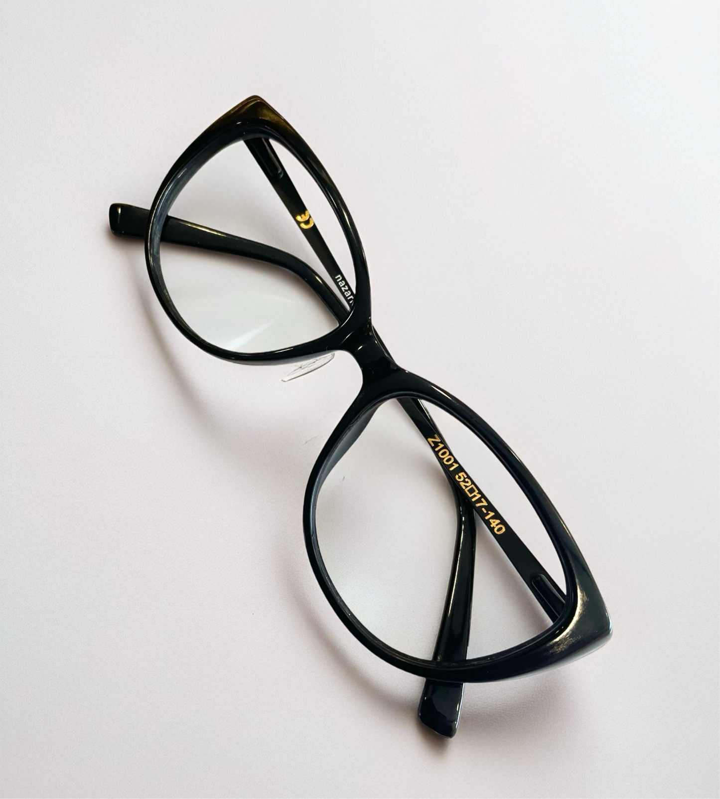 Premium Black Cat-Eye Eyeglasses