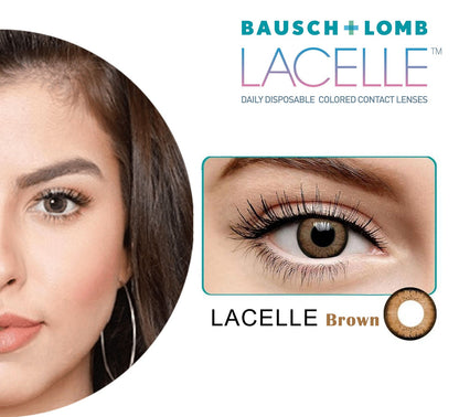 Bausch & Lomb LACELLE CIRCLE - Coloured  MONTHLY (1 Pair i.e 2 Pcs)